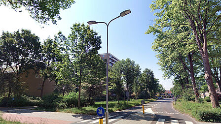 straatverlichting met dimbare LED-lampen