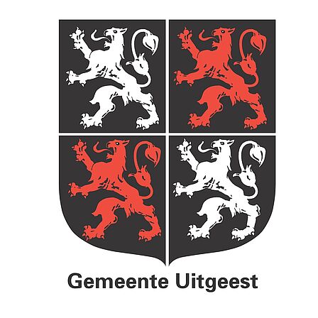 Foto van de gemeentevlag van Uitgeest